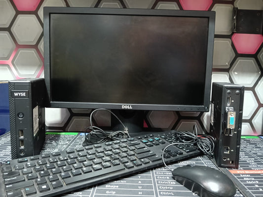 Dell Refurbished Computer with {8GB RAM / 256GB SSD}Complete Setup (CPU + Monitor + Keyboard + Mouse )