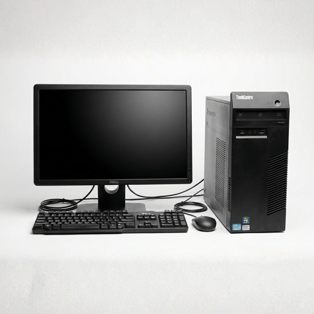 Dell, Lenovo - i-3 COMPUTER {4GB RAM / 250GB HARD DISK} Computer Complete Setup (CPU + Monitor + Keyboard + Mouse )