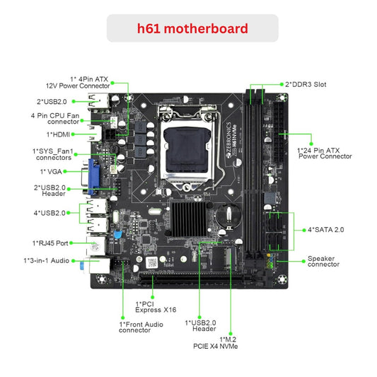 INTEL CORE i-7 ASSEMBLED NEW COMPUTER (18.5INCH L.E.D. i-7 4TH GEN 8GB/256GB/WINDOW 11)