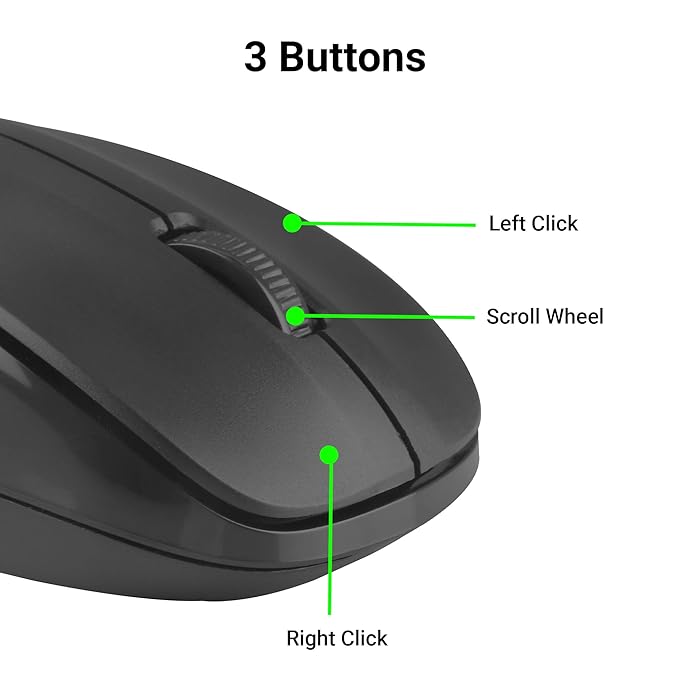Zebronics Zeb-Companion 107 USB Wireless Keyboard and Mouse Set
