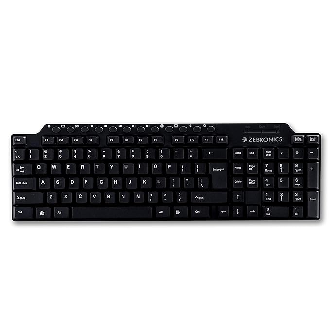 ZEBRONICS ZEB-KM2100 Multimedia USB Keyboard